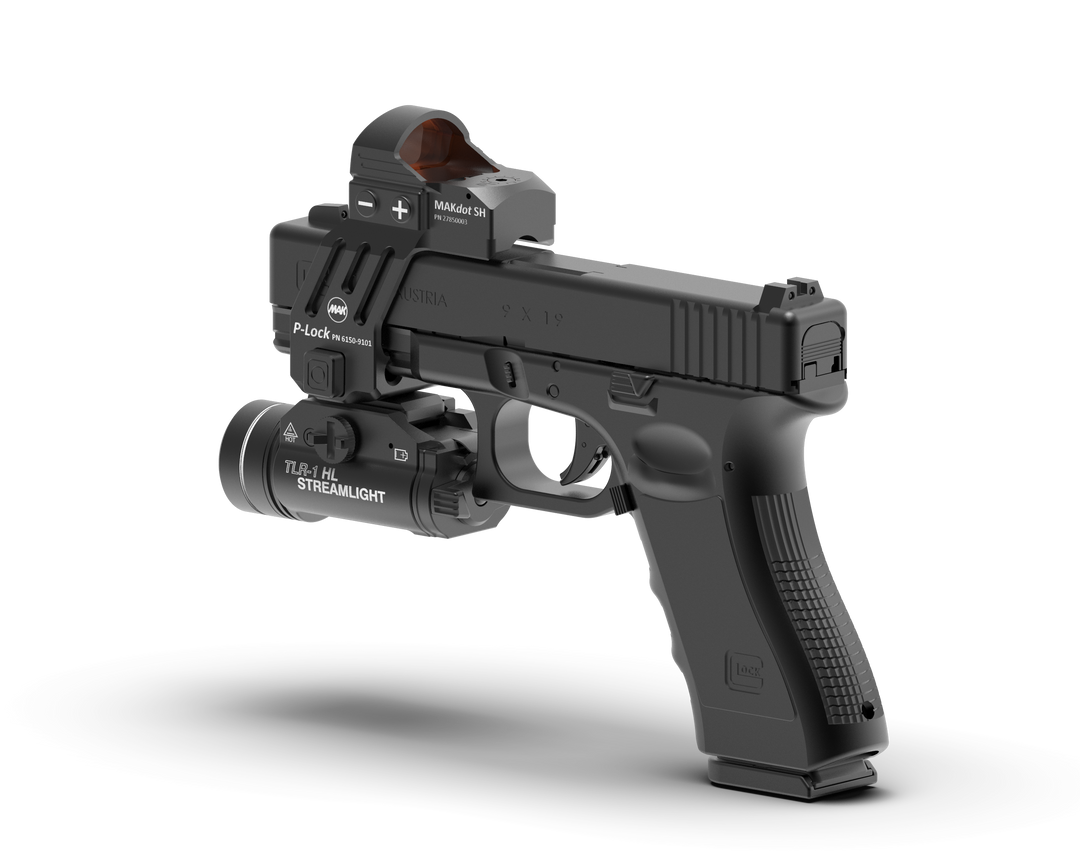 MAK P-LOCK - Reflex sight mount for pistols